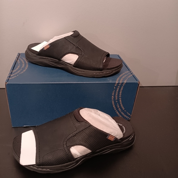 NIB Dr. Scholl's Black Granger Sandals 13M